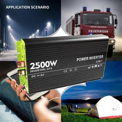 China Full Power 2500W Dc Ac 12V 220V Car Power Inverter Mini Pure Sine Wave Inverter Solar Pure Sine Wave Inverter for sale