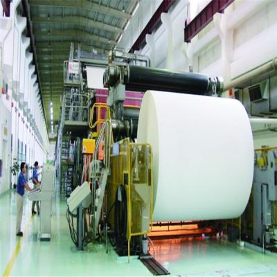 China industrial paper making machine raw materials to make toilet paper tissue papers rolling mill for sale