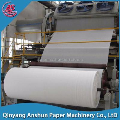 China Paper industry waste paper make facial tissue paper machine production line on sale for sale