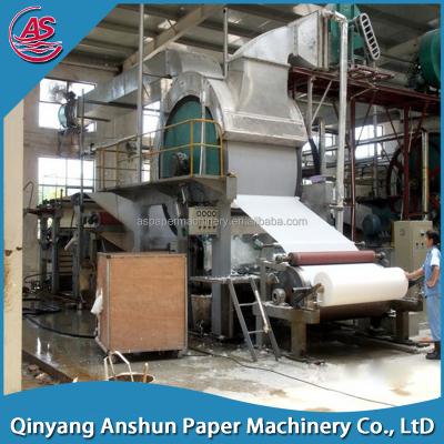 China Waste Paper 600mm Toilet Paper Tissue Paper Machine (Capacity: 0.5t/d) On Sale for sale