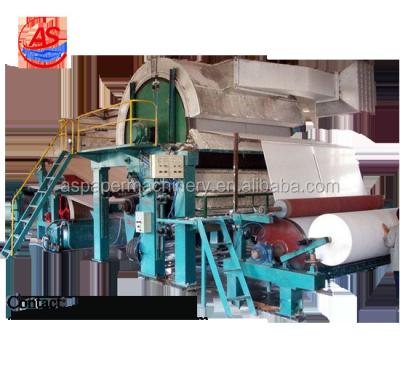 China Small Paper Industry Toilet Paper Tissue Paper Making Machinery for sale