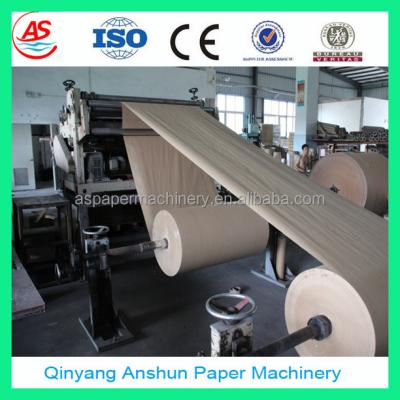 China Industrial Corrugated Cardboard Paper Production Line / Piping Paper Liner Making Machine 10-20T/D for sale