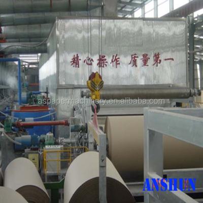 China Waste Paper 1092mm Manual Corrugated Paper Making Machine for sale