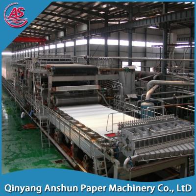 China Recycled Waste Paper Newspaper Printing Paper Making Machine Price for sale