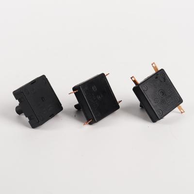 China Wholesale Electric Appliances China Factory Black Square Rotary Switch, Two Position Inner Pin Electric Pot Boiling Switch for sale