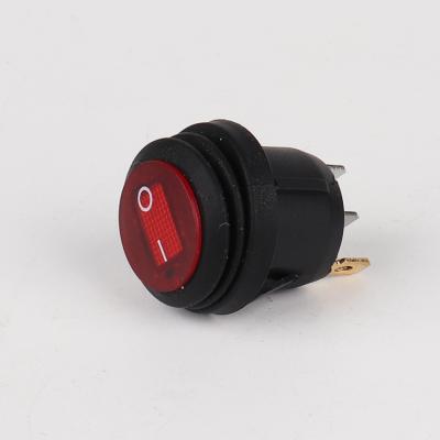 China China factory wholesale high quality round rocker switch of electrical appliances with light waterproof switch for sale