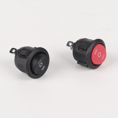 China Three-leg high-power round switch electrical appliances three-speed rocker switch round button for sale