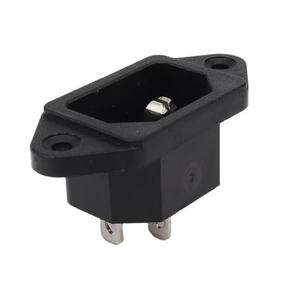 China IEC 60320 Residential / General Purpose C14 Inlet Connector With VDE U L kc C E Approval for sale