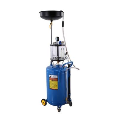 China Car Engine Oil Suction Machine with 80L Capacity and Telescopic Waste Oil Drain Tank for sale