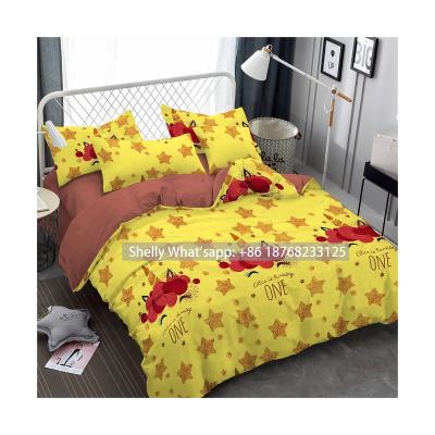 China 100% Memory Polyester Flower Scatter Printed Bed Sheet Microfiber Hometextile Mattress Fabric for sale