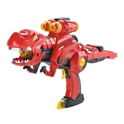 China Electronic Transformed Toy Gun with NEW Light and Sound Multi Function Battery Deformation Dinosaur Gun for sale