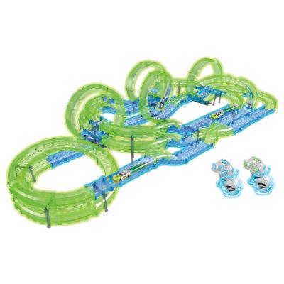 China Best Christmas Gift Slot Game Toy High Speed ​​Orbit Track Remote Control Track Game Hot Sale Luminous Track for sale