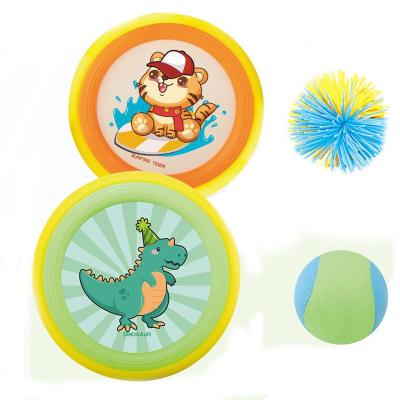 China Foam Kids Outdoor and Indoor Game Play Sport Toys EVA Racket Set Family Game Driving EVA Saucer Toys for sale