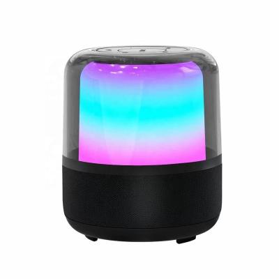 China Wireless Charger For Small Portable Mobile Phone Radio LED Lighting Outdoor High Fidelity Bass Stereo Sound Effect Speaker RGB LED USB Sound Box Tooth Blue Box Speaker for sale