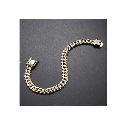 China High Quality Hiphop Factory Direct Selling 925 Sterling Silver Exquisite Necklace Fashion Durable Bracelet for sale