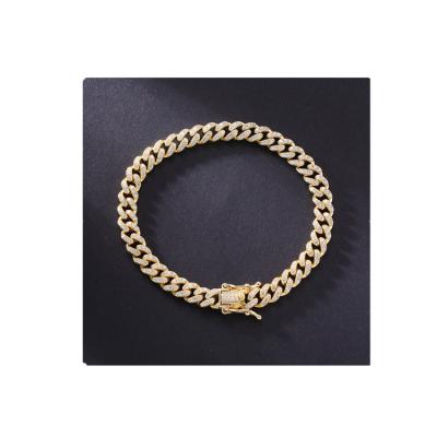 China Wholesale High Quality Hiphop Factory Necklace 925 Sterling Silver High End Wearable Durable Bracelet for sale