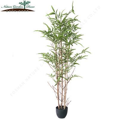 China Environmental Friendly Outdoor Plants Bamboo Tropical Artificial Tree Decoration for sale