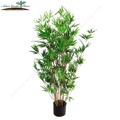 China Newest Environment Friendly Decoration Plastic Bamboo Tree Artificial Plants And Trees for sale