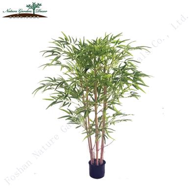 China Hot Sale Environment Friendly Outdoor Bamboo Tree Plastic Recycled Artificial Plant for sale