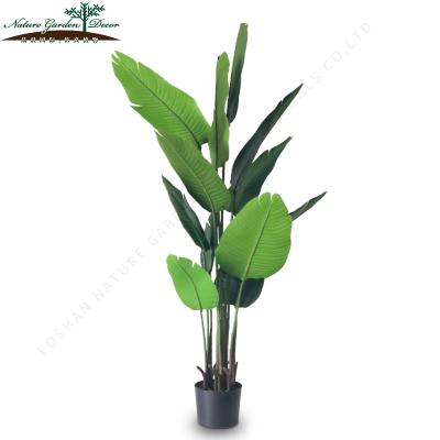 China Customized Artificial Dead Lifelike Fake Plant Traveler Environment Friendly Miniature Banana Tree for sale