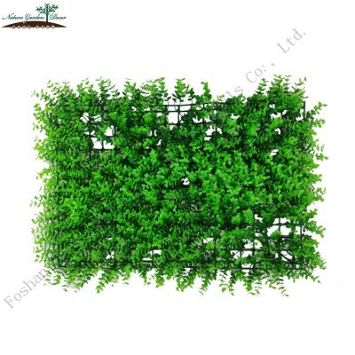 China Faux Eucalyptus Grass Artificial Grass Wall Environmentally Friendly Indoor Outdoor Panels Decoration for sale