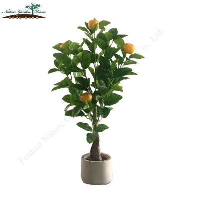 China Environmentally Friendly Popular Imitation Orange Plants For Sale Small Artificial Orange Tree for sale