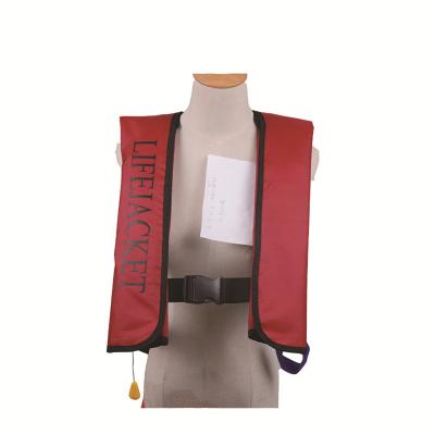 China Custom Made Lightweight Nylon TPU Adult SOLAS Swimming Life Jackets Manual Inflatable Marine Fishing Life Vest For Sale for sale