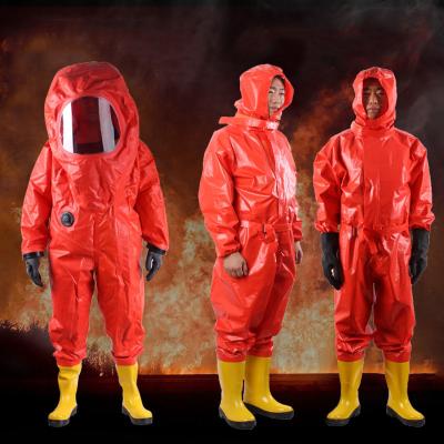 China Petroleum Industry/Chemical/Extraction/Other Semi-Enclosed Lightweight PVC Flame Retardant Anti-Puncture Fire Fighting Units/Factory Hazardous Chemical Protective Suit for sale