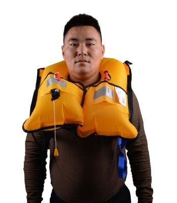 China CCS Approved Inflatable Double Vest Airbag Inflatable Rescue Swimming Life for sale