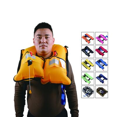 China Inflatable Vest Water Sports Rescue Swimming Adult Life Vest for sale