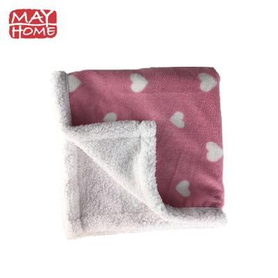 China Modern Wholesale Thick Fleece Blankets Soft Infant Baby Quilts for sale