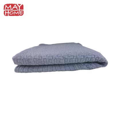 China Bilateral layer Mink Blanket of new modern double design for sale