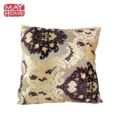 China All Embroidery Finished Customize Promotional Sofa Words Cotton Cushion Pillow Cushion for sale