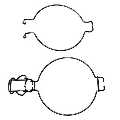 China Airtight Circle Metal Clip Hinges for Glass Canisters with Blackening Electrophoresis Buckle for Food Storage for sale