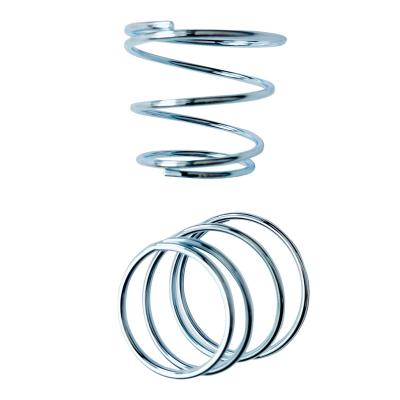 China Compressure material guides metal spring steel zinc compressure electroplating springs, torsion coil springs for sale