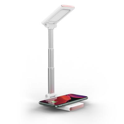 Китай Foldable 15W Fast Charging Table Lamp Wireless Charger With Led Light Lamp продается