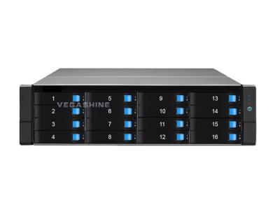 Chine Quadruplez le serveur 3U 16bay 32GB DDR3, 64TB SAS HDD de stockage du centre NVR de surveillance d'unité centrale de traitement du noyau 64bit i7-3770 à vendre