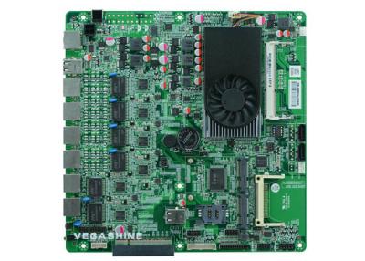 China Aan boord van LAN van de kerncpu 6 gigabit van Intel® 1037U dubbele firewall mainboard Te koop