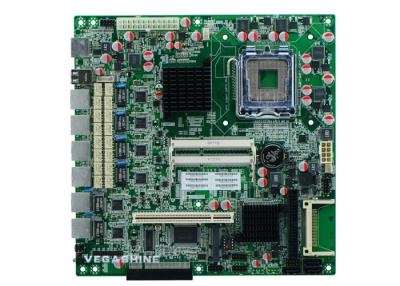 China Van de de Routerfirewall van steunintel® LGA771 Xeon cpu de Zachte Geïntegreerde Grafiek Motherboard met 6 Netwerklan Te koop