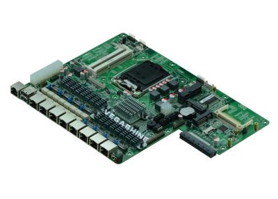 China LGA1150 Intel® Core™ i3/i5/i7 8 LAN motherboard with PCIE x8 to expand SFP port for sale