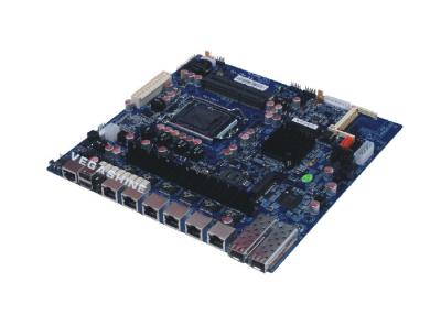 China LAN 6, 2 SFP de netwerkbeveiligingmotherboard van Intel B75 chipset van firewallmainboard Te koop