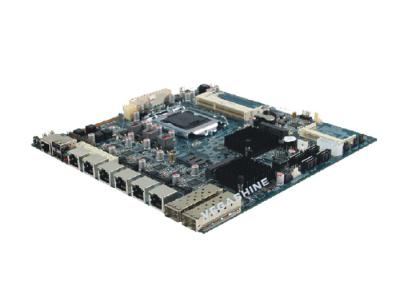 China LAN 6, 2 SFP motherboard van de netwerkbeveiligingfirewall steun LGA1150 cpu van Intel Z87 chipset Te koop