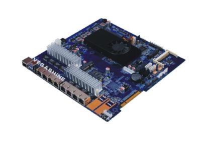 China Celeron Dual Core 1037U 8 LAN firewall motherboard with COM network security mainboard for sale