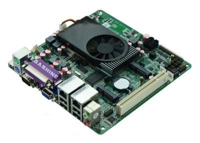 Китай Двойника VGA/LVDS материнской платы ITX LAN COM атома D2550 6 дисплей двойного миниого промышленного продается