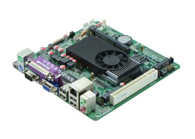 China 2 COM , 8 USB MINI ITX Industrial Computer Motherboard Intel Atom D425 CPU for sale