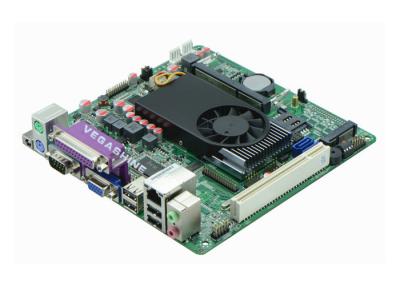 China 5 COM , 8 USB Mini Itx Industrial PC Motherboard Atom D525 Processor support VGA , LVDS for sale