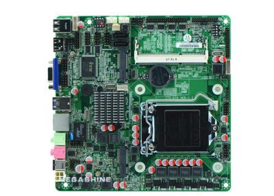 China Intel® H61 Chipset ultra thin all in one pc Motherboard 6COM , 9USB2.0 ,VGA HDMI LVDS display for sale