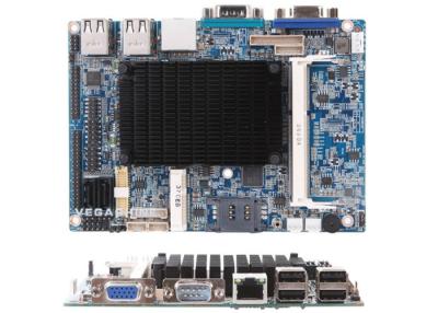 China Atoom N2600 cpu 3.5“ Ingebed mainboard voor Industriële PC-Dubbele steun 24bit - kanaliseer LVDS Te koop