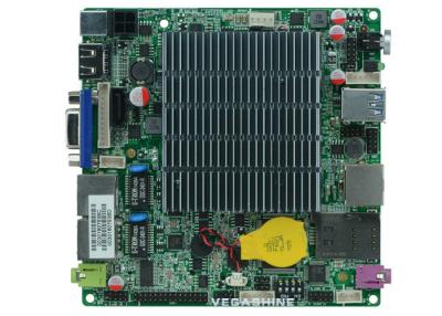 China Onboard Intel J1900 Fanless NANO Motherboard With USB3.0 / 2 Gigabit LAN / 2 COM for sale