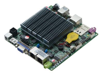 China J1900 Fanless Embedded Nano Itx Motherboard , Industrial Mainboard Support Wifi / 3g for sale